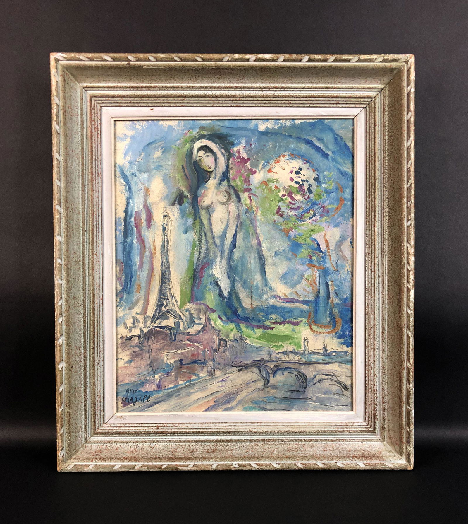 Marc Chagall (French, 1887-1985) - Oil on Canvas (1 of 9)