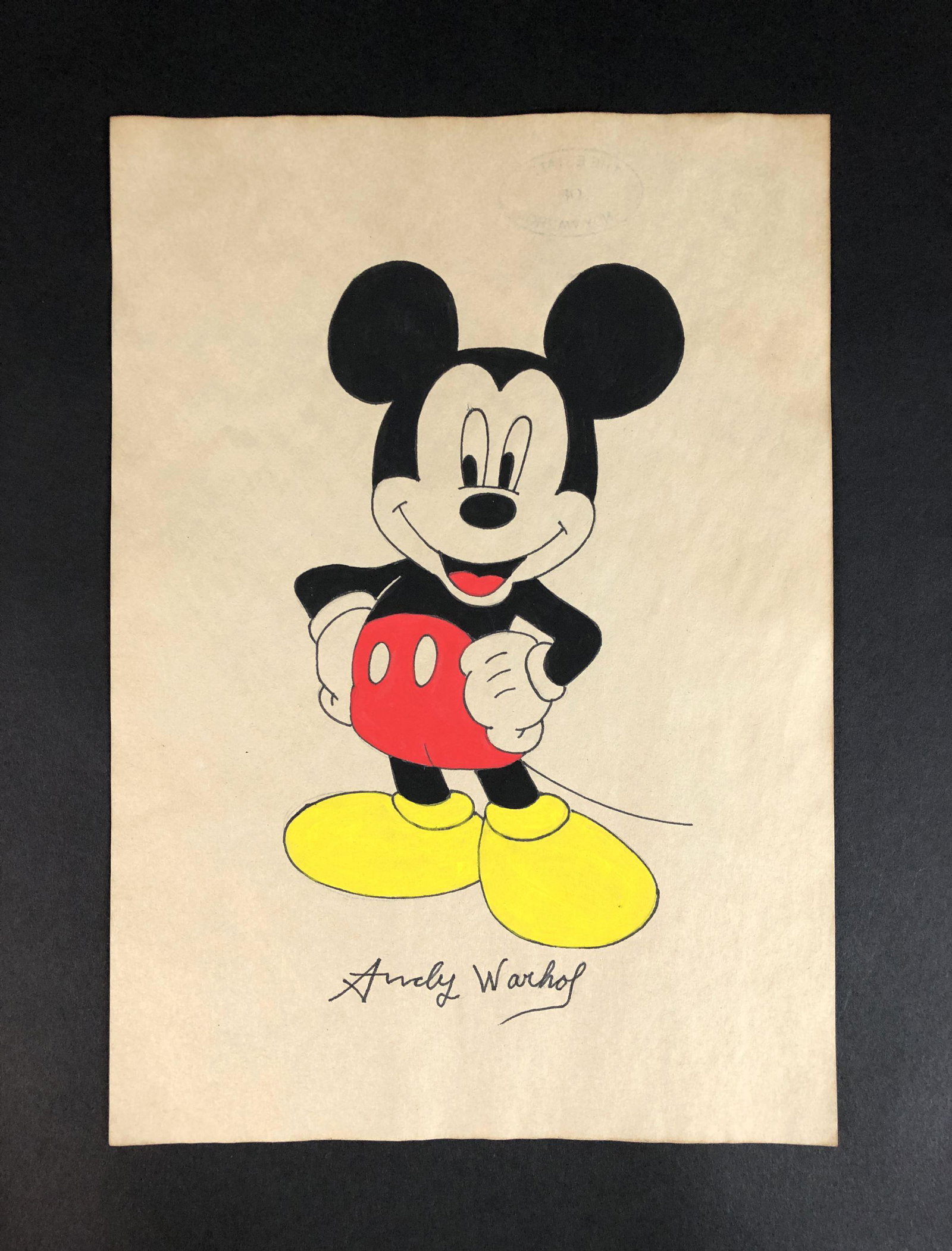 Andy Warhol (American, 1928-1987) - Mixed Media on (1 of 4)