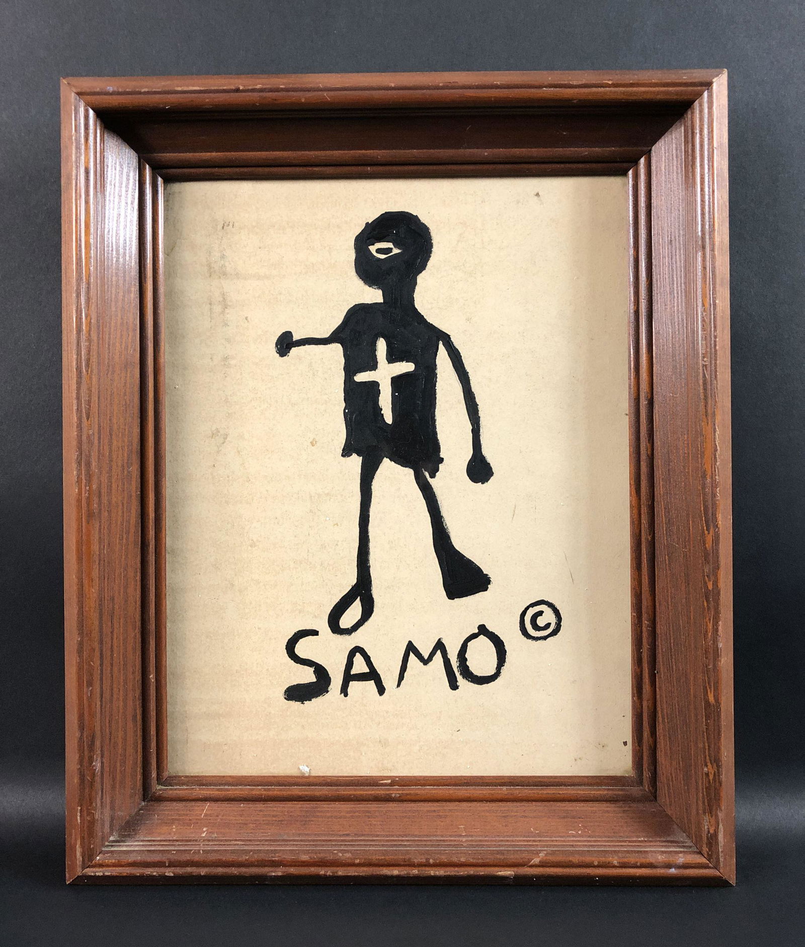 Jean Michel Basquiat (American, 1960-1988) - Gouache (1 of 6)