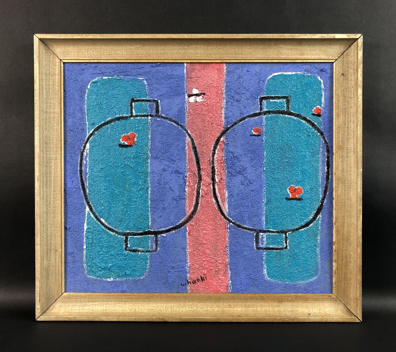 Whanki Kim (Korean, 1913-1974) - Oil on Canvas Board (1 of 7)