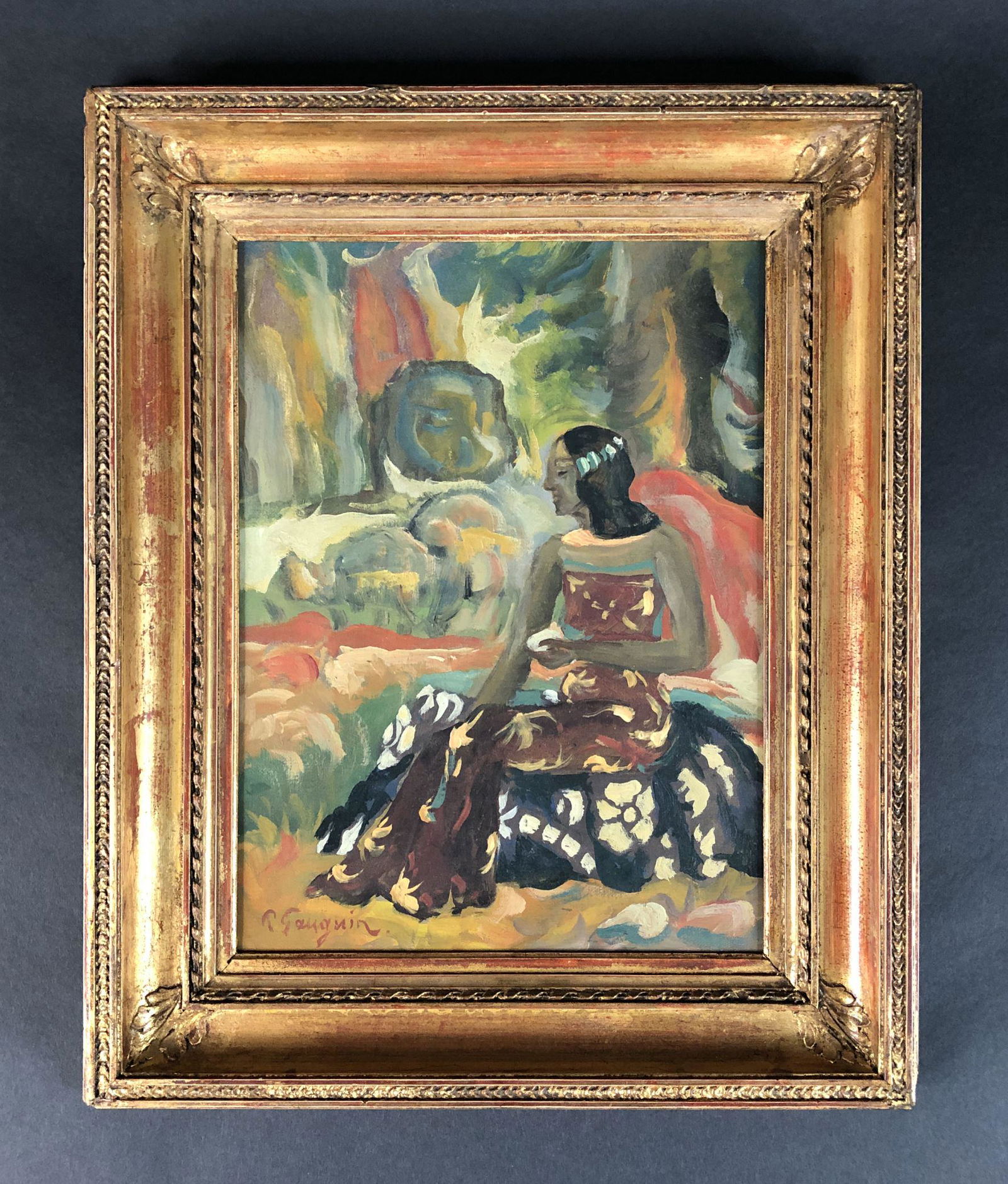 Paul Gauguin (French, 1848-1903) - Oil on Canvas (1 of 7)