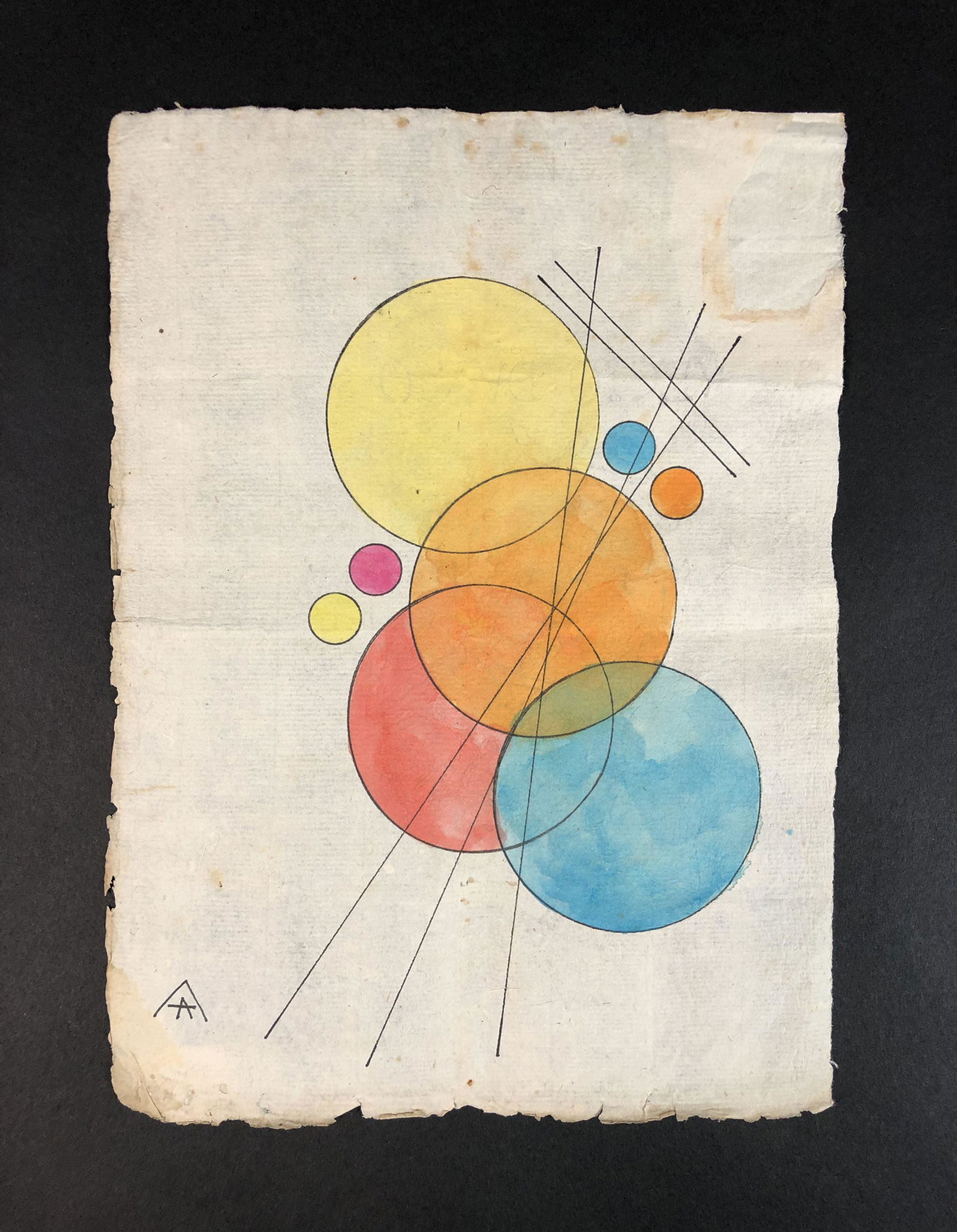 Wassily Kandinsky (Russian-French, 1866-1944) - Drawing (1 of 6)