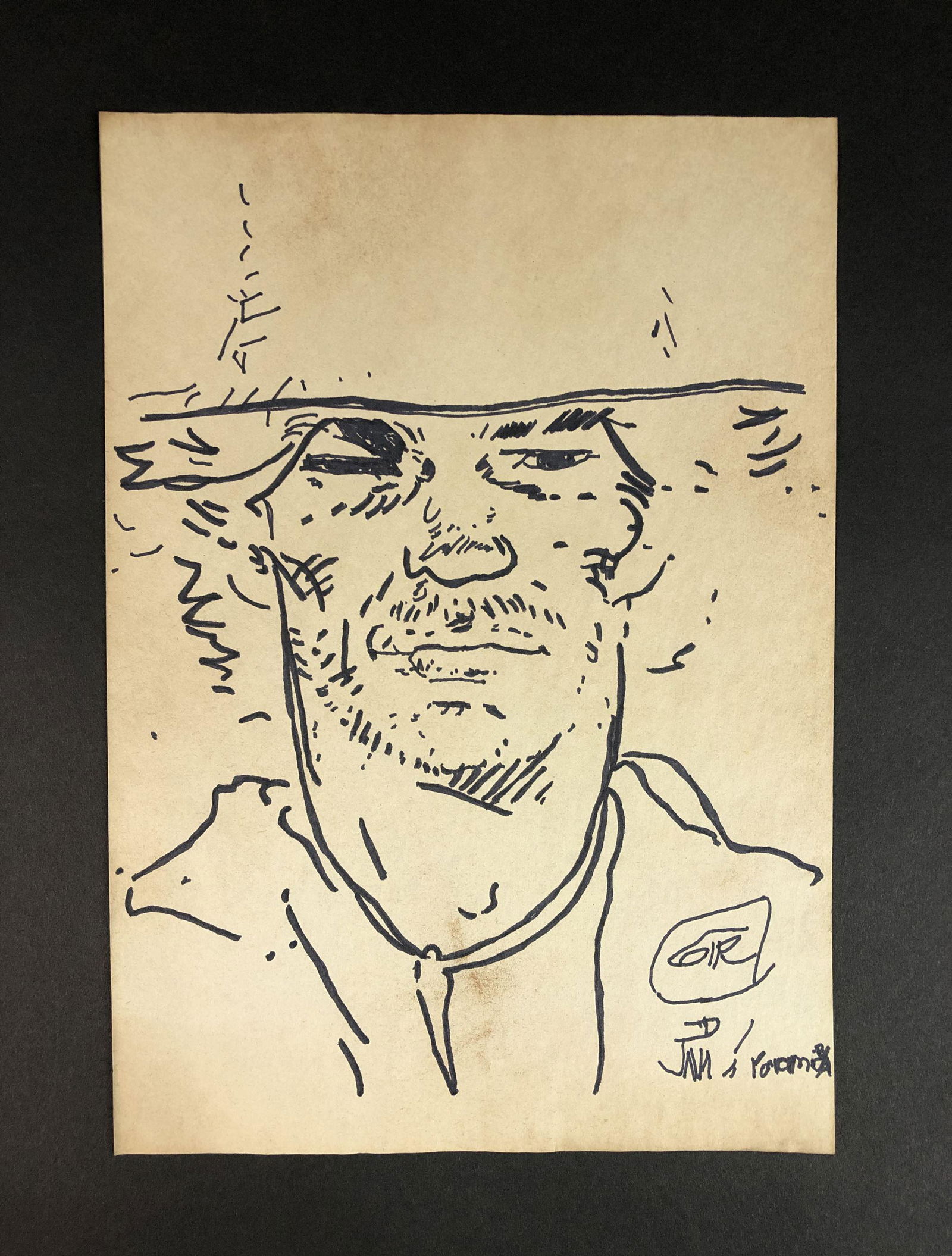 Jean Giraud (French, 1938 - 2012) - Ink Illustration on (1 of 4)