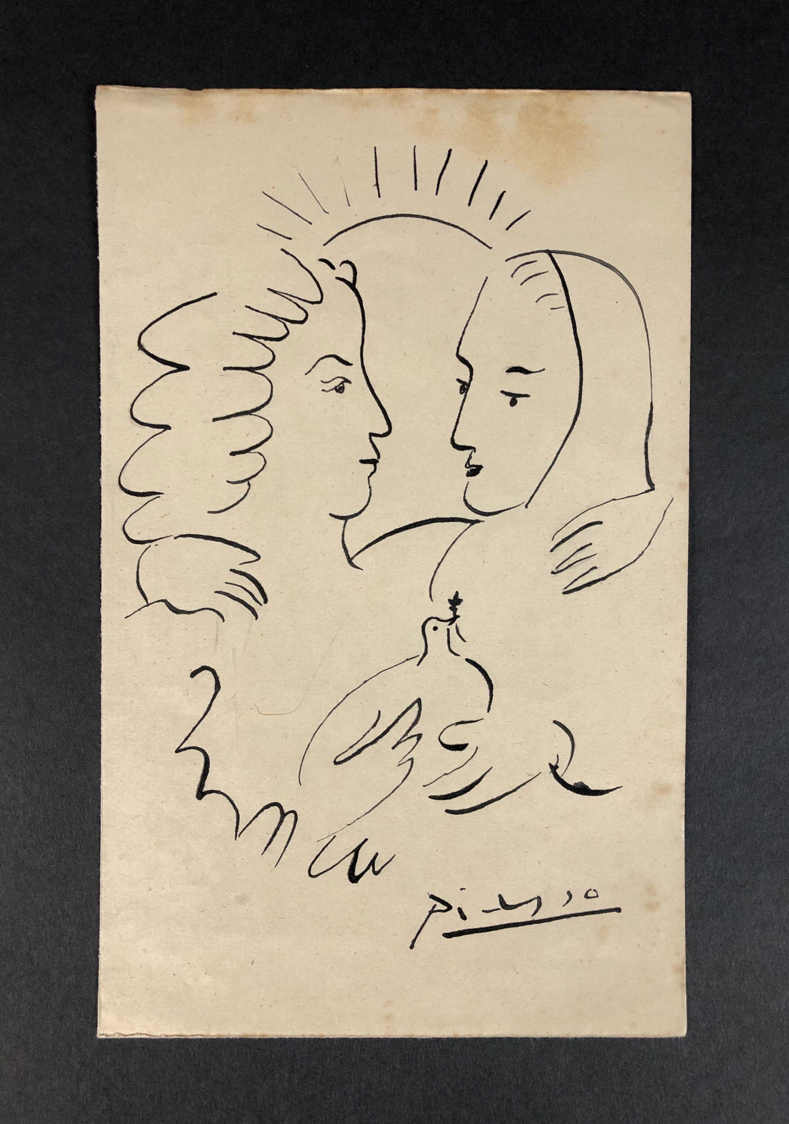 Pablo Picasso (Spanish, 1881-1973) - Ink on Paper (1 of 5)