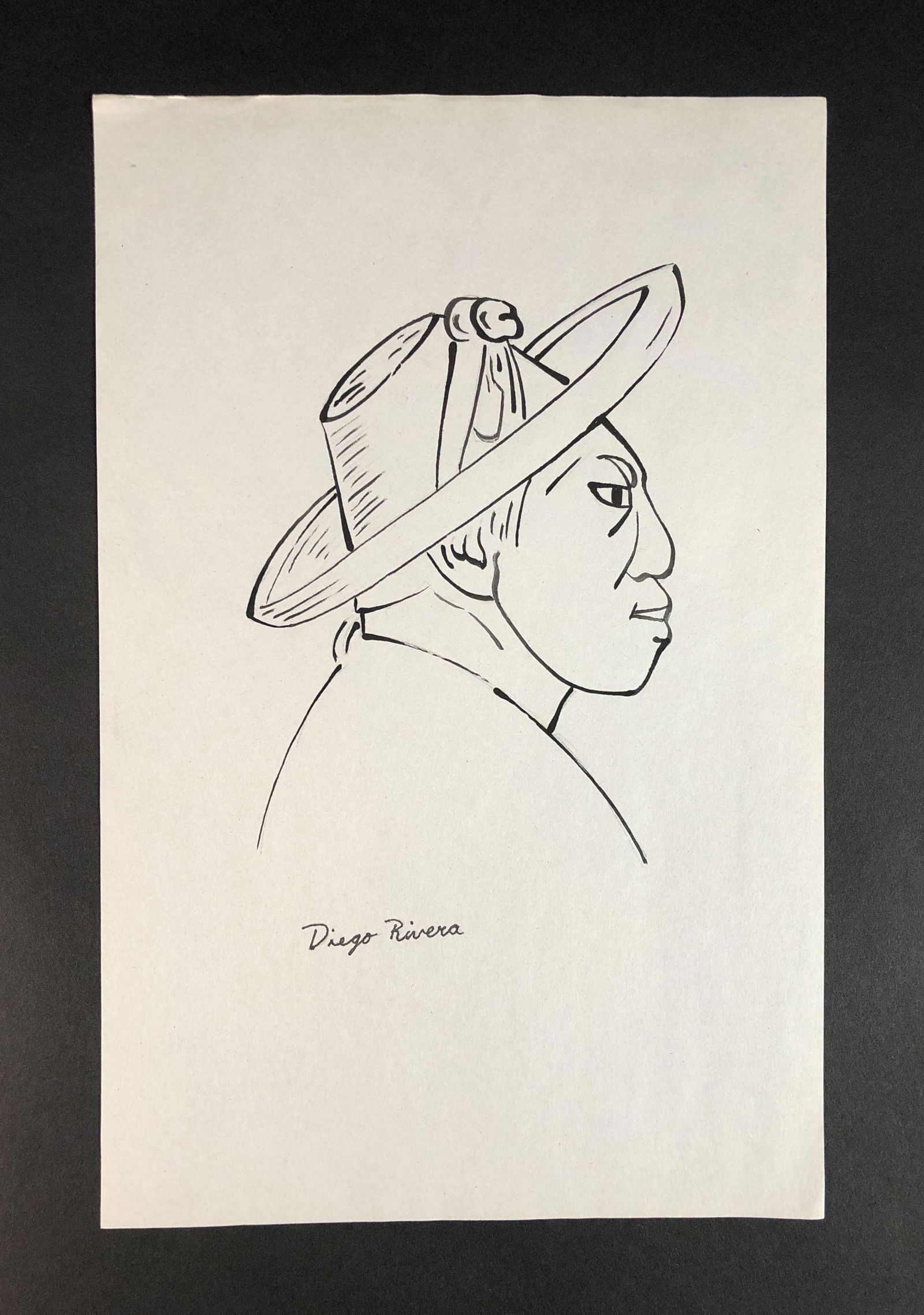 Diego Rivera (Mexican,1886-1957) - Ink on Paper (1 of 4)