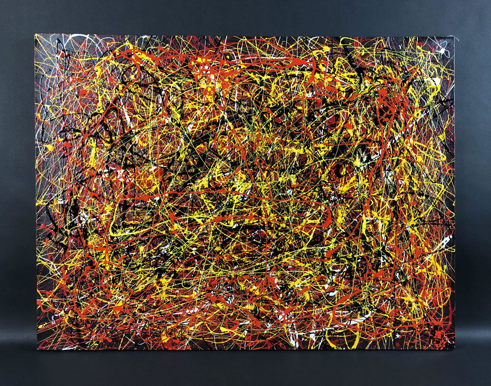 Jackson Pollock (American, 1912-1956) - Acrylic on (1 of 10)