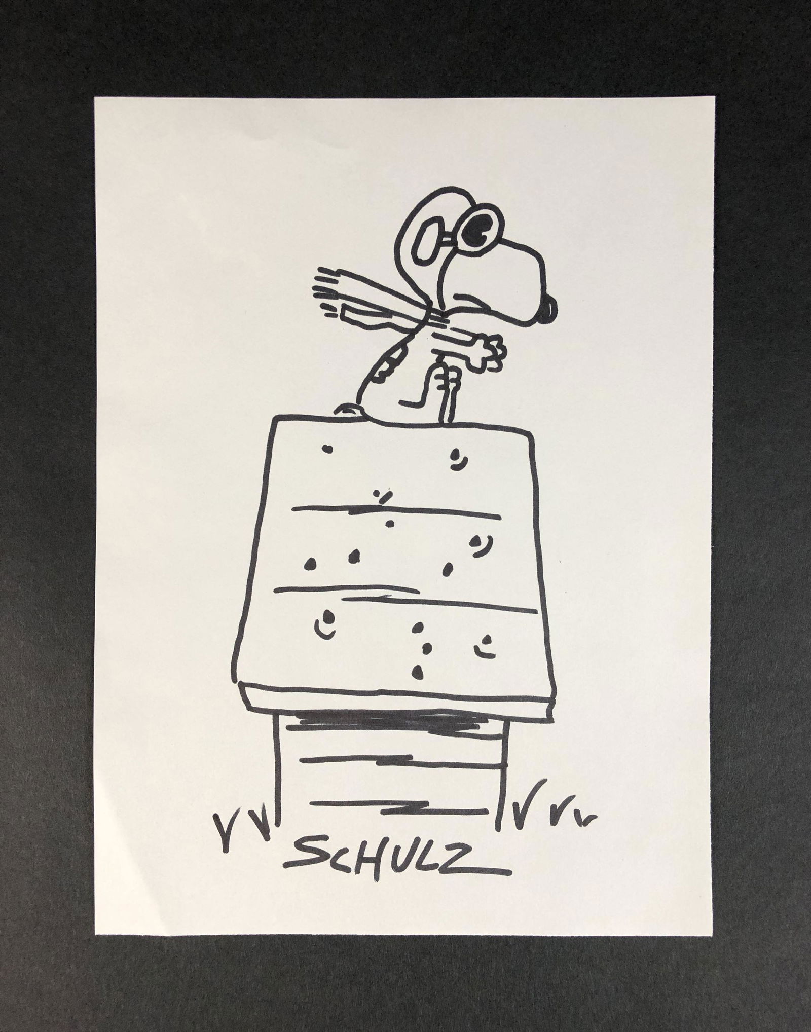 Charles Schulz (American, 1922-2000) - Ink on Paper (1 of 4)