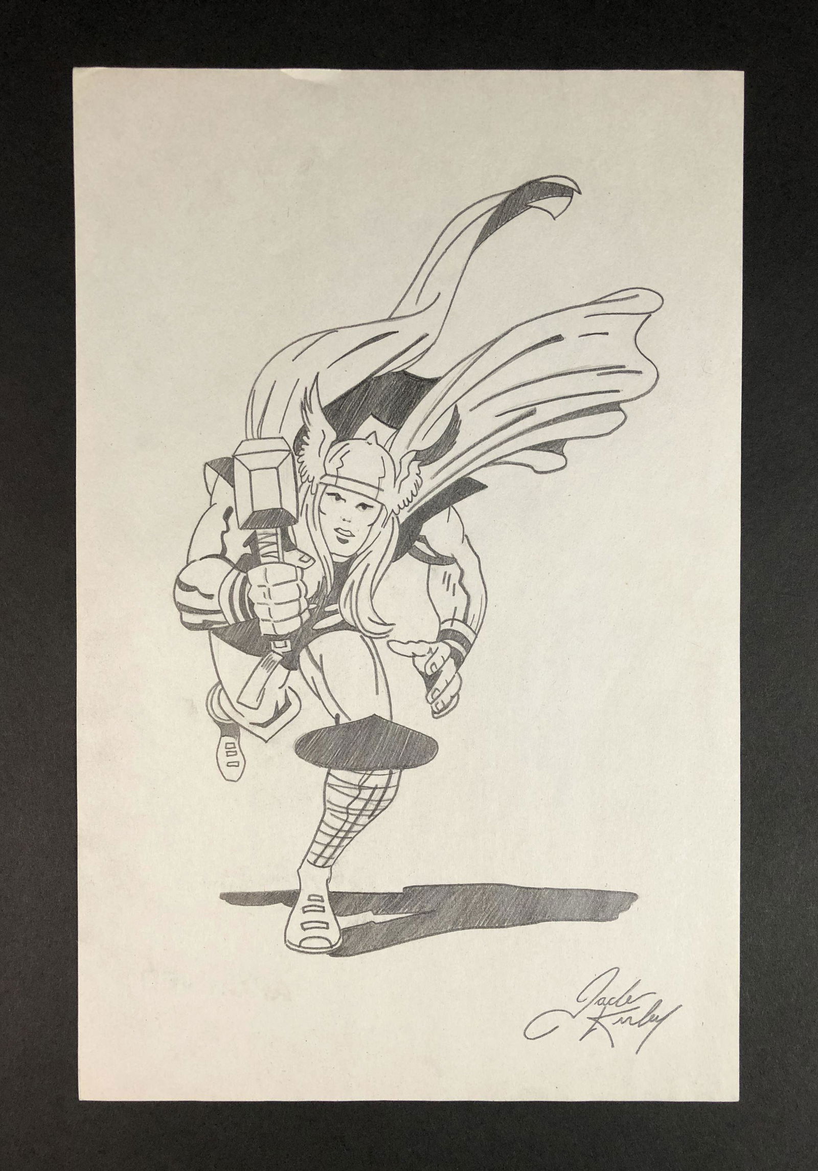 Jack Kirby (American, 1917-1994) - Graphite on Paper (1 of 5)