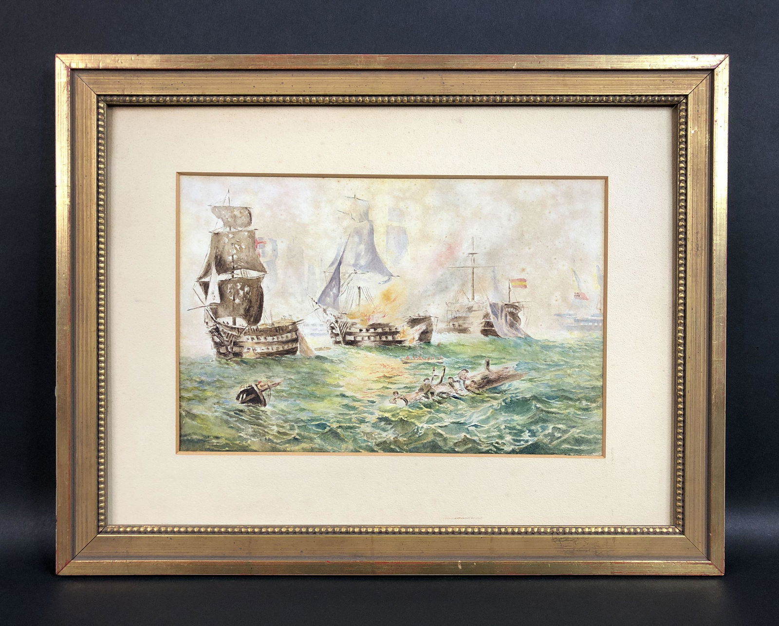 Robert Salmon (English, 1775-1842) - Watercolor on (1 of 5)