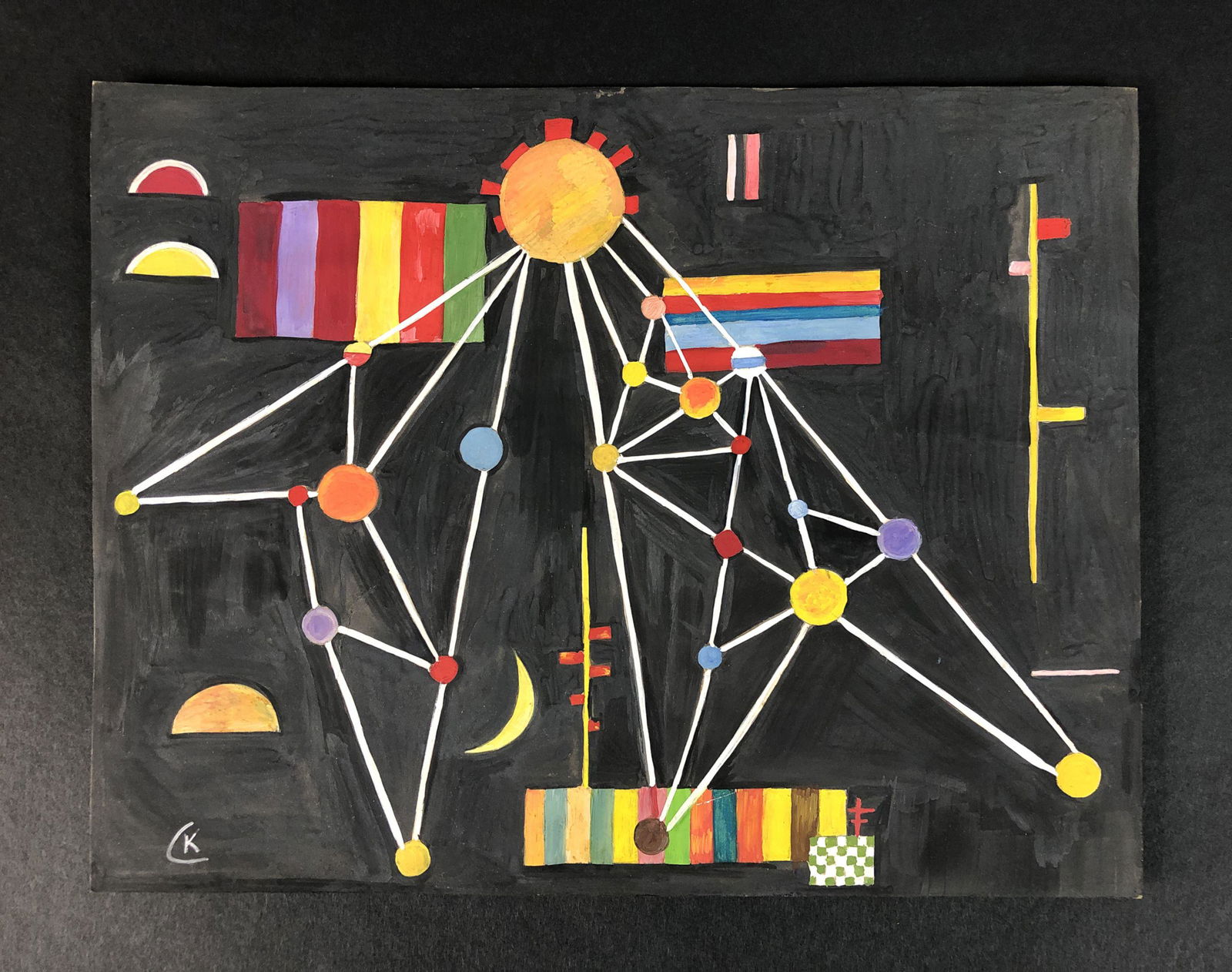 Wassily Kandinsky (Russian-French, 1866-1944) - Gouache (1 of 5)