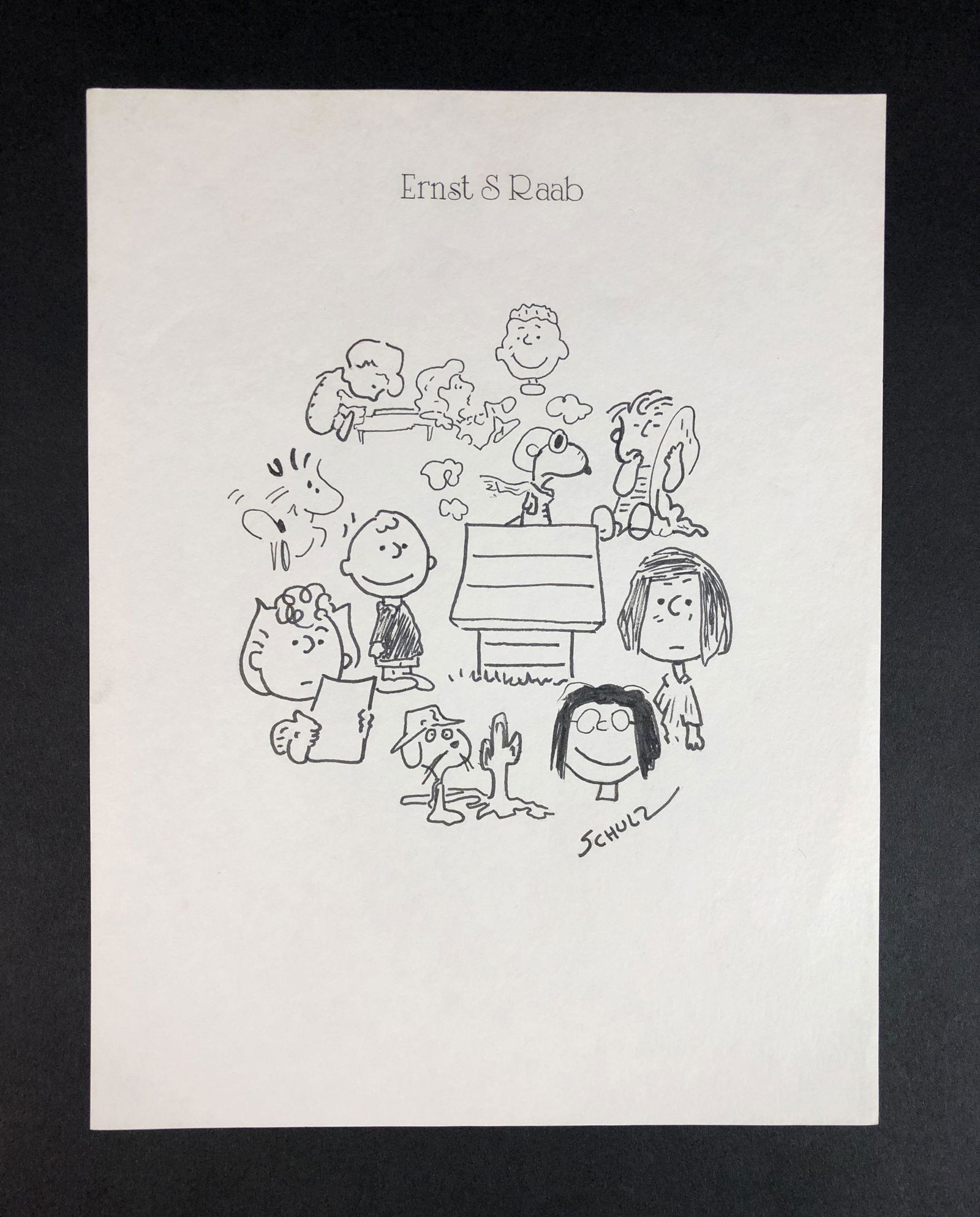 Charles Schulz (American, 1922-2000) - Ink on Paper (1 of 4)