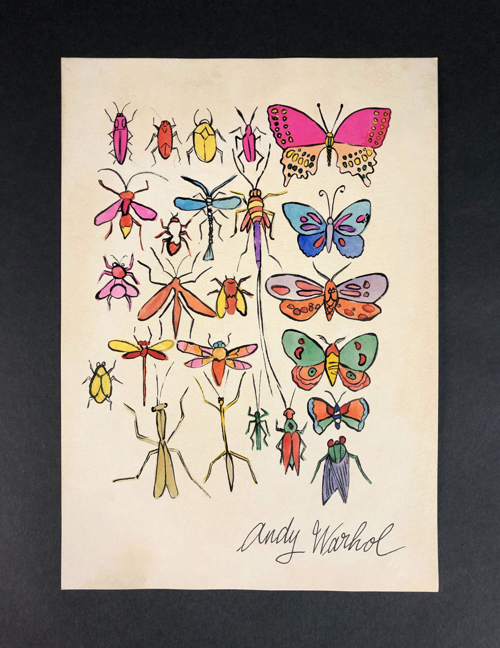 Andy Warhol (American, 1928-1987) - Mixed Media on (1 of 5)