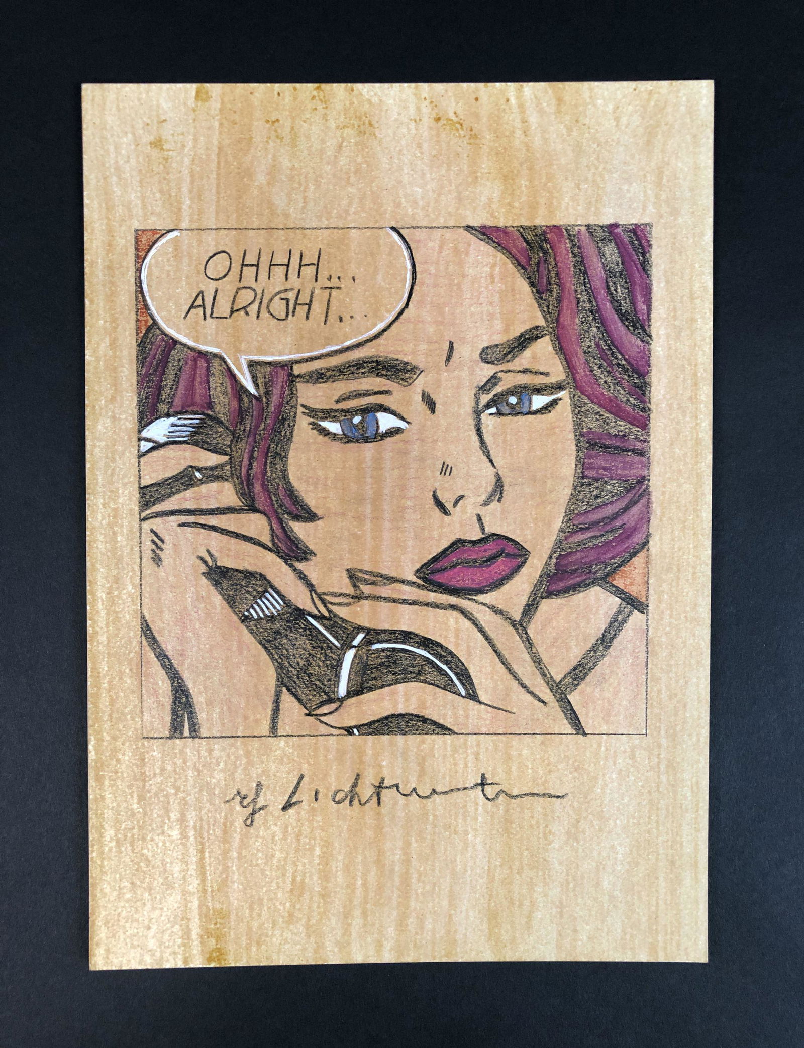 Roy Lichtenstein (American, 1923-1997) - Mixed Media on (1 of 5)