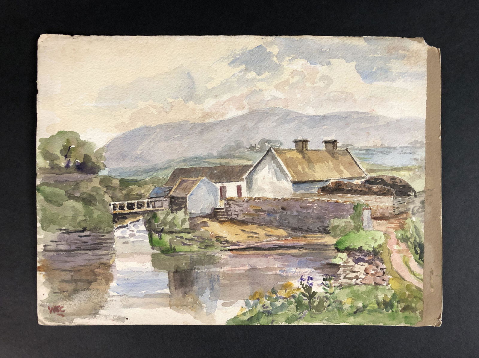 Winston Churchill (English, 1874-1965) - Watercolor on (1 of 8)