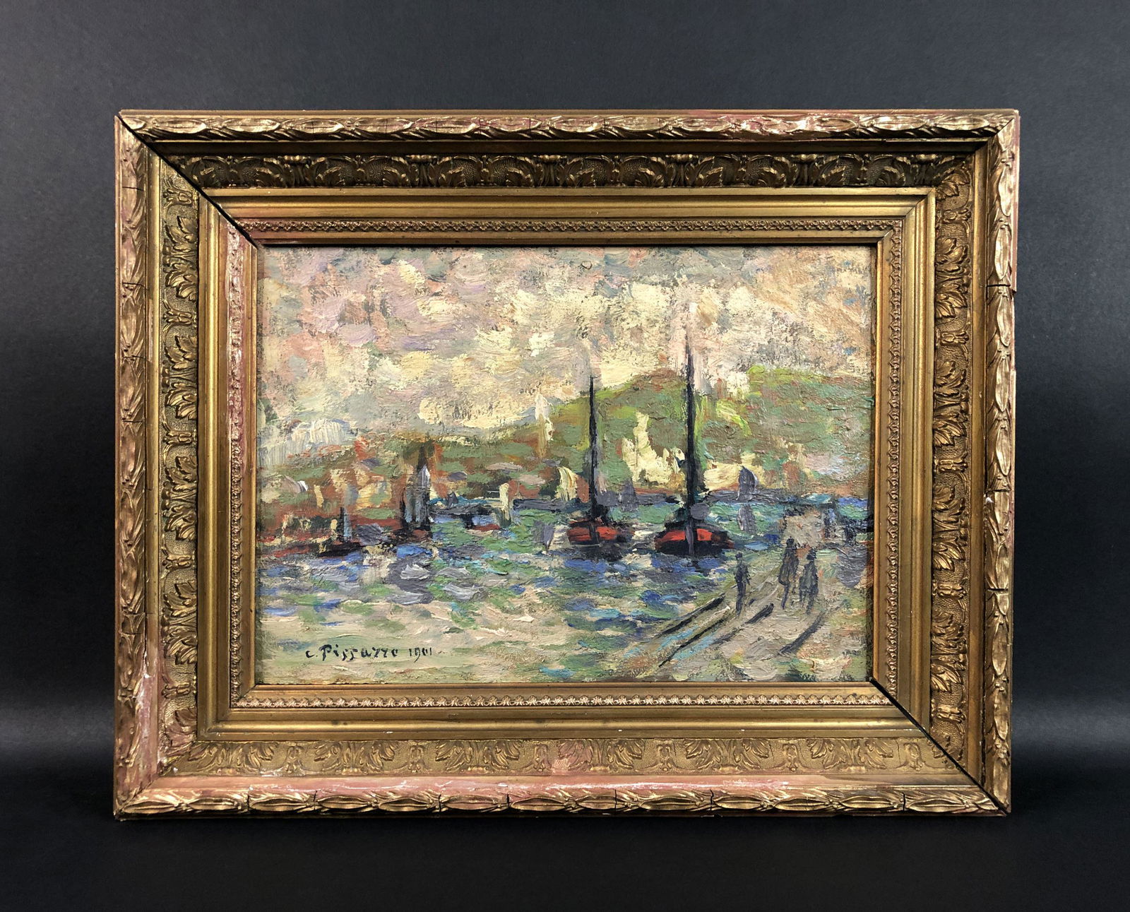 Camille Pissarro - Oil on Board (style of) (1 of 6)