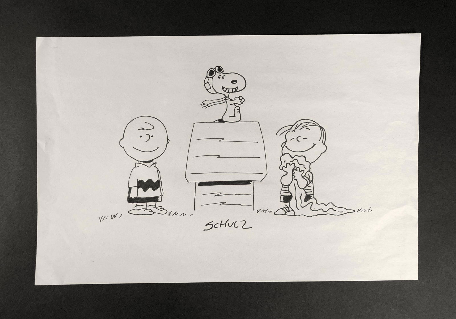 Charles Schulz (1922-2000) - Ink on Paper (style of) (1 of 4)