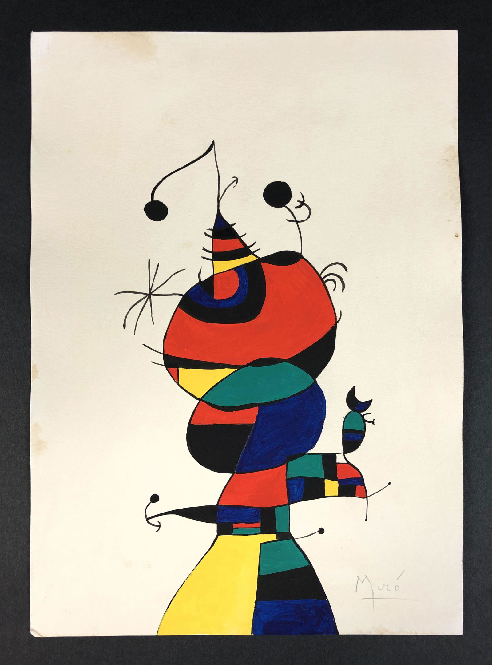 Joan Miro - Mixed Media (style of) (1 of 5)