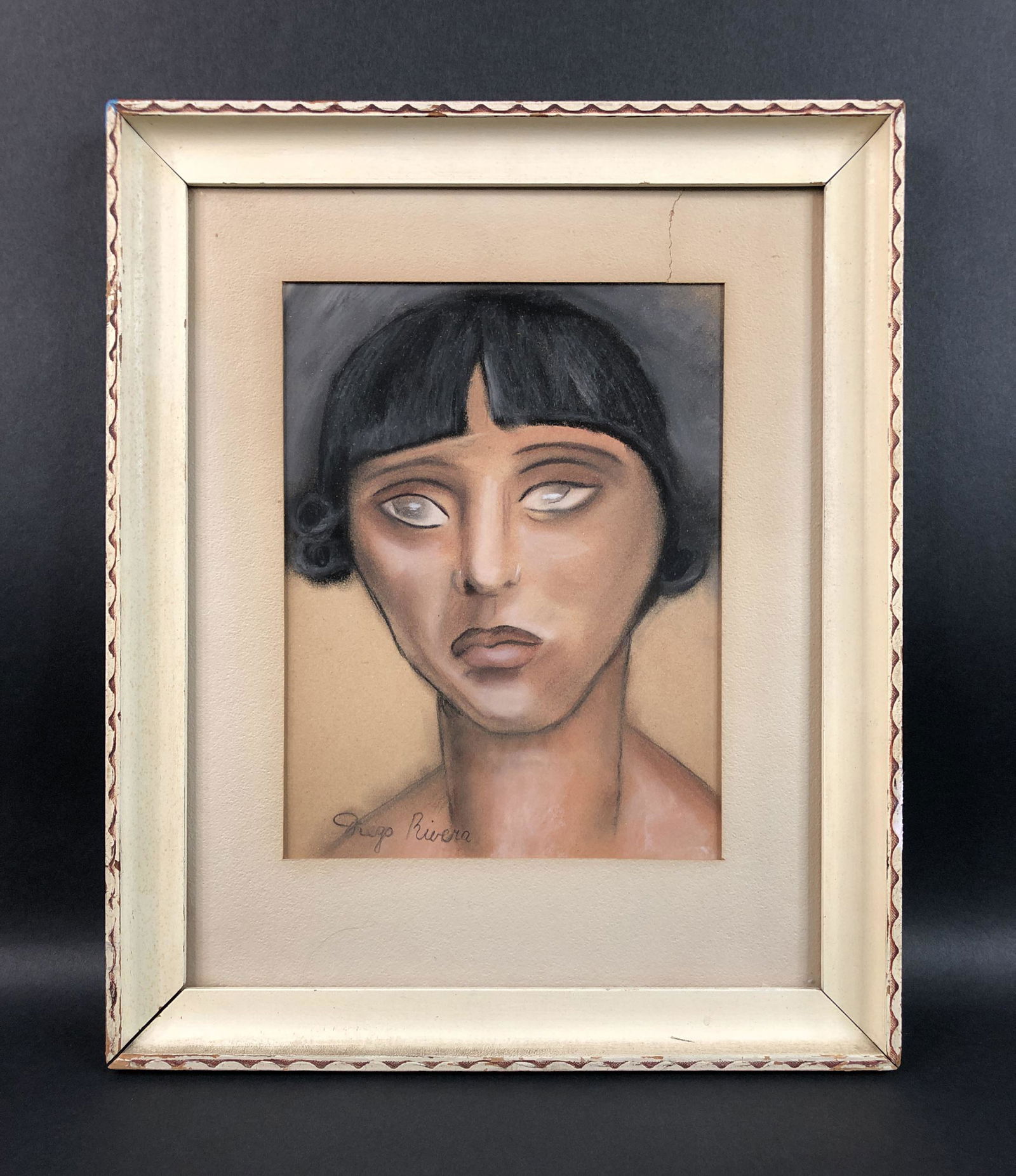 Diego Rivera - Pastel on Paper (style of) (1 of 6)