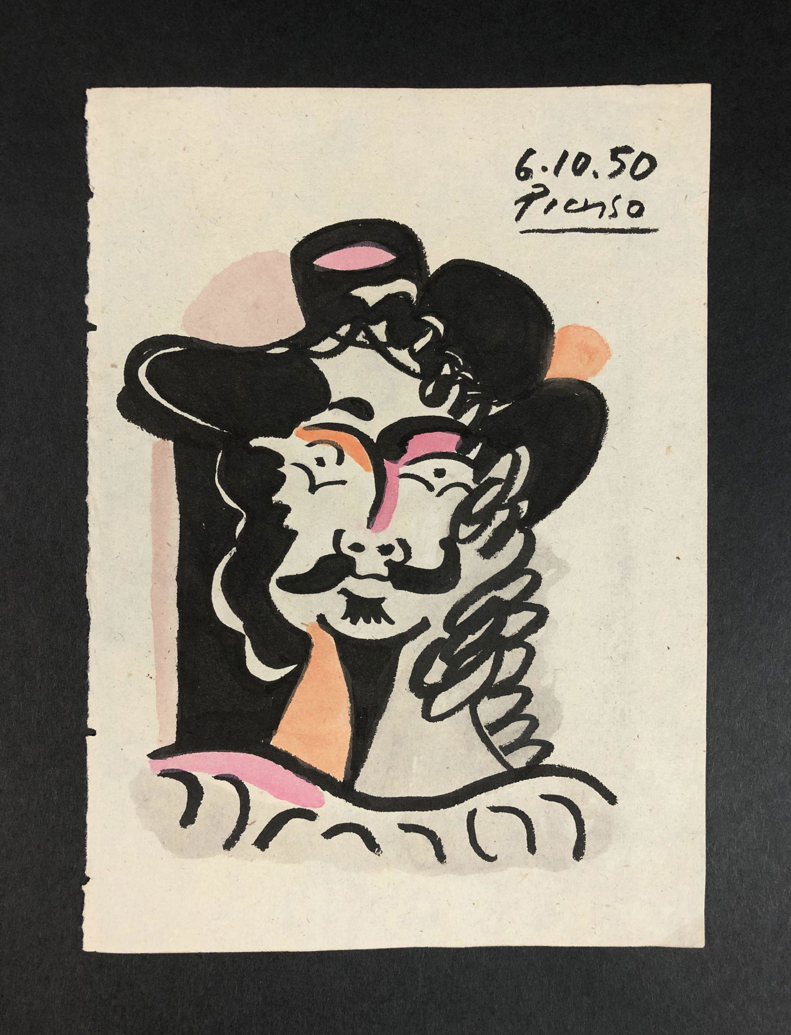 Pablo Picasso - Watercolor (style of) (1 of 4)