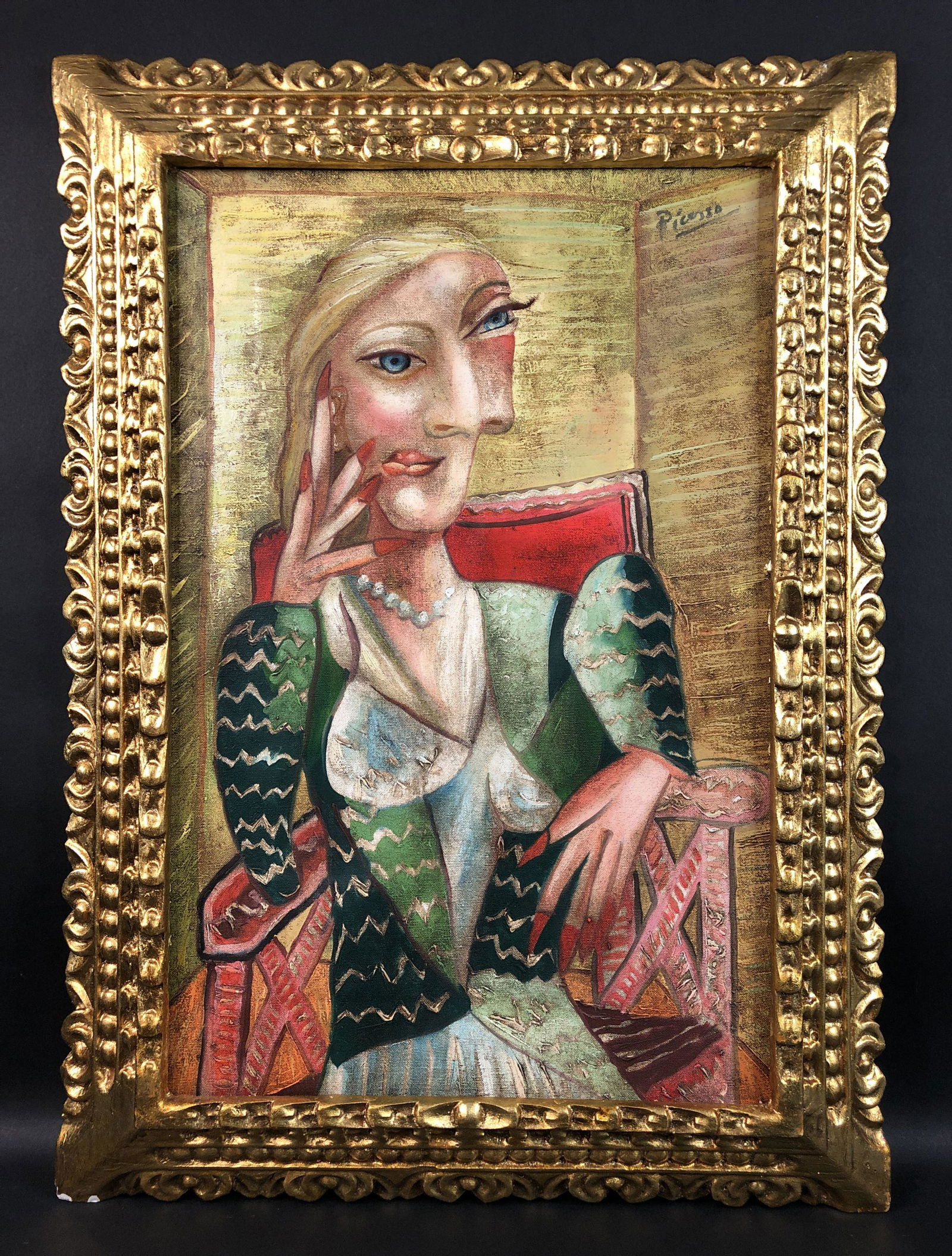 Pablo Picasso - Acrylic on Canvas (style of) (1 of 7)