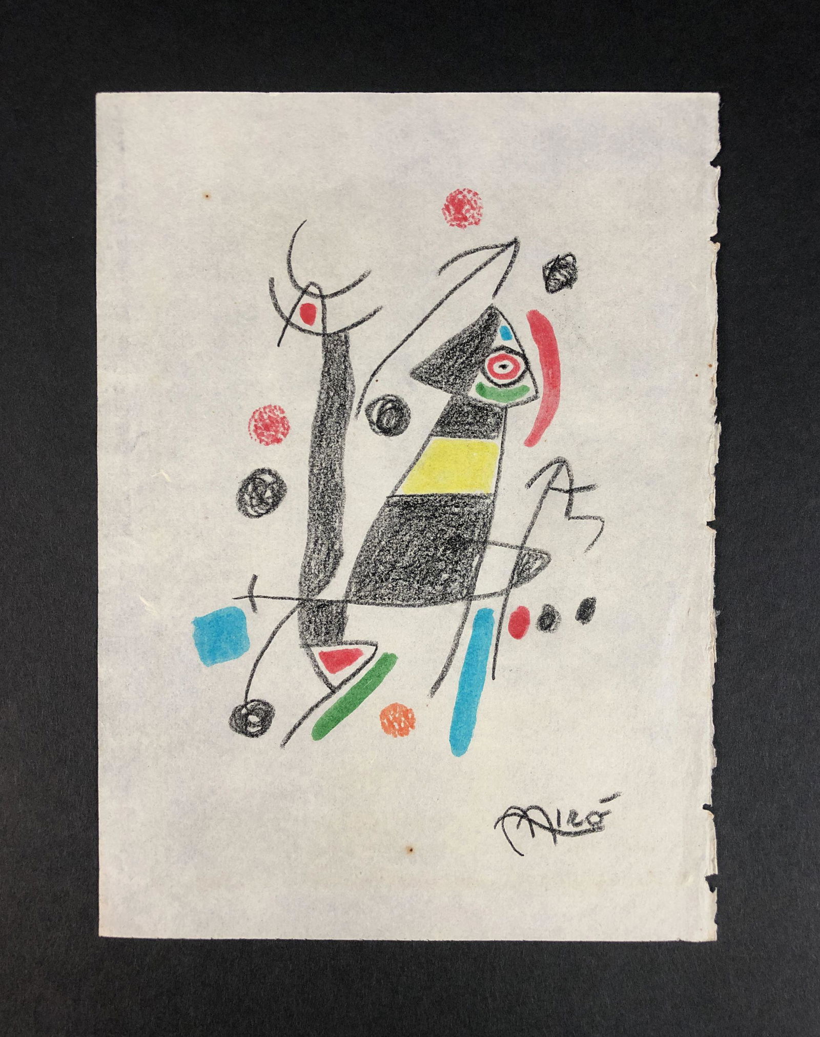 Joan Miro - Mixed Media (style of) (1 of 4)
