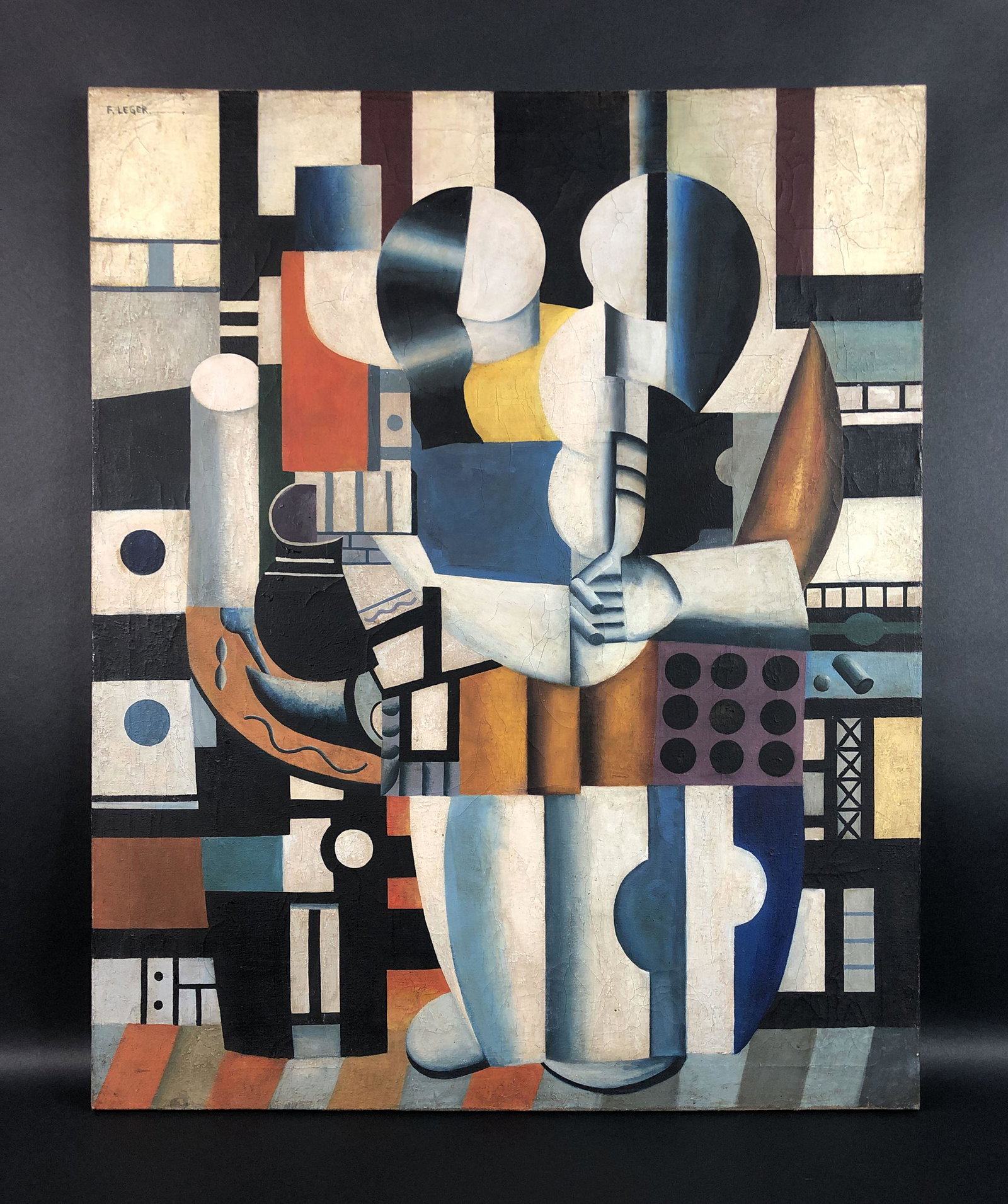 Fernand Leger (1881-1955) - Style of - Oil on Canvas (1 of 6)