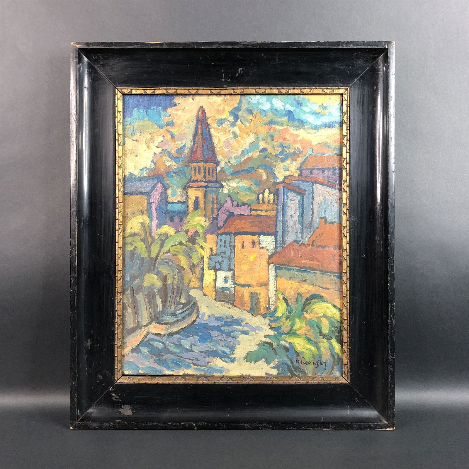 Wassily Kandinsky (1866-1944) - Style of - Oil on (1 of 5)