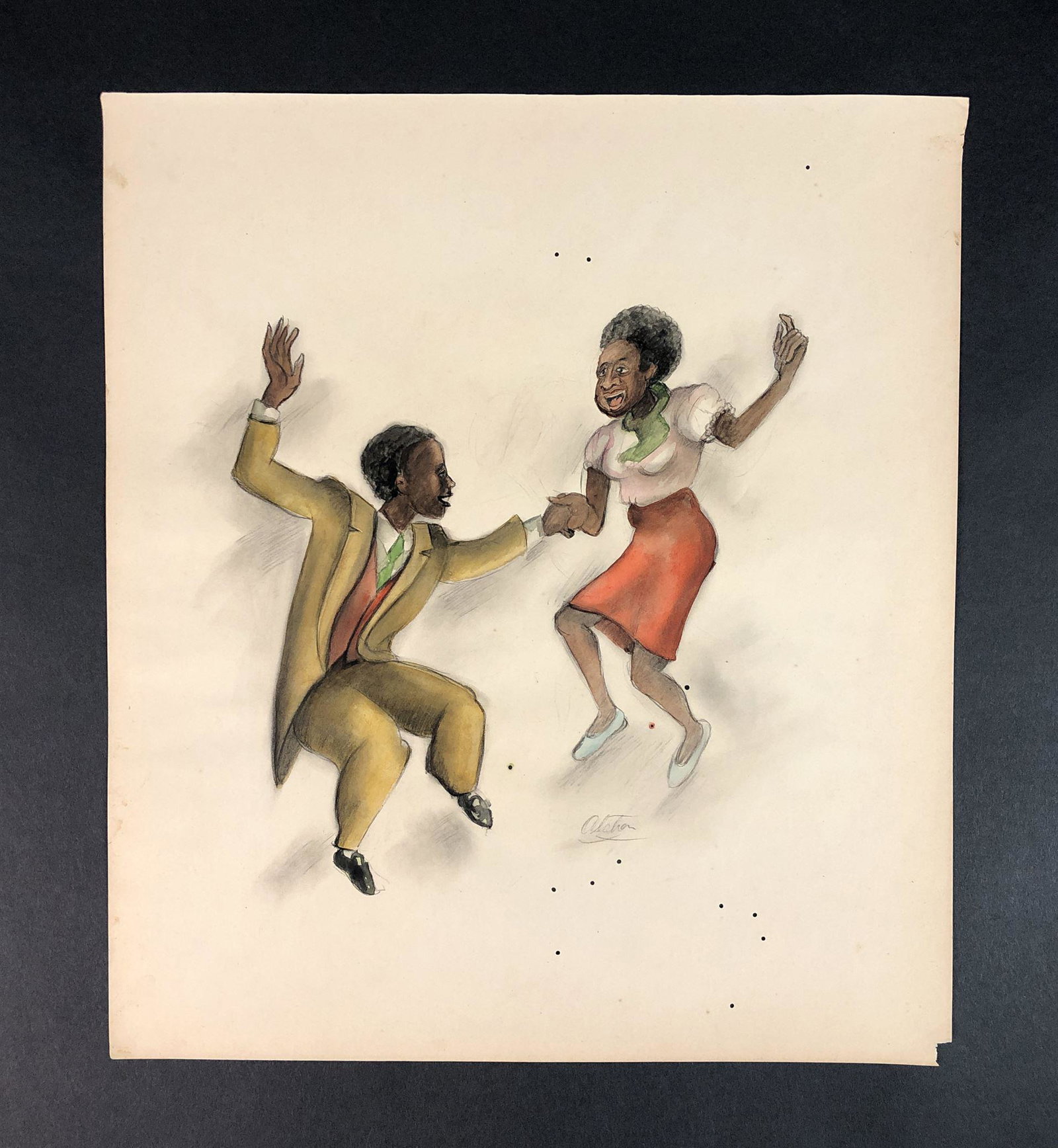 Charles Alston (1907-1977) style of - Mixed Media (1 of 4)