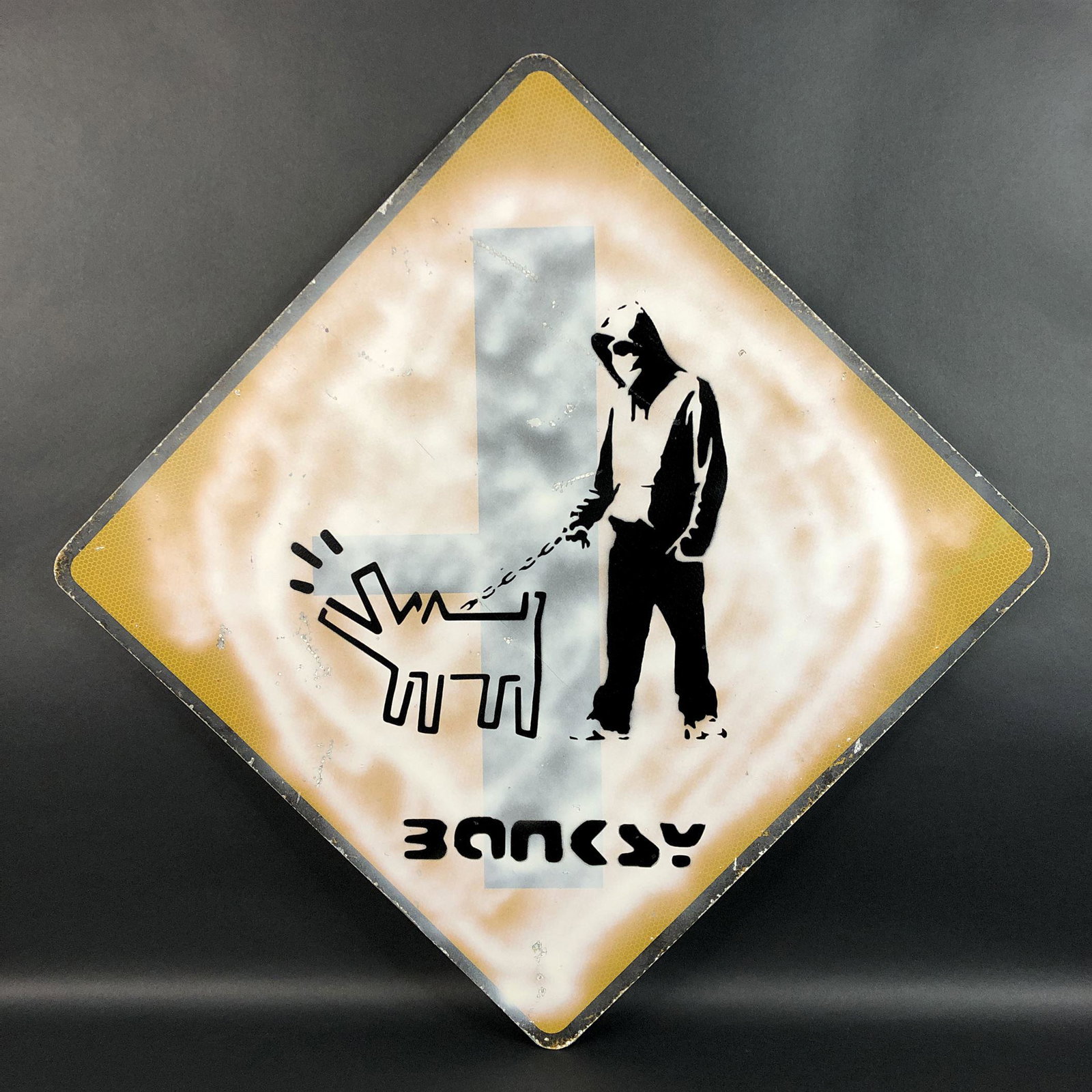 Banksy (British, 1974-) style of - Aerosol Stencil (1 of 5)