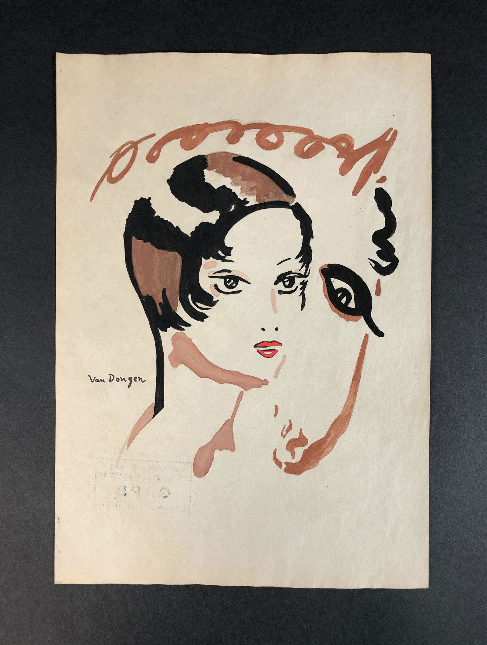 Kees van Dongen (1877-1968) - Style of - Watercolor (1 of 4)