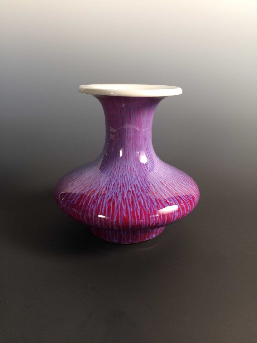 Antique Chinese / Asian Oxblood Vase "Sang de Beaf" (1 of 3)