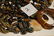 2LBS ASSORERTED TIGERS EYE JEWLERY MIXED , SOME SIGNED - 9