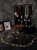 2LB HAND BLOWN GLASS JEWELRY LOT# 7