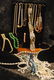 VINTAGE/MODERN MIXED NECKLACE/SIGNED PIECES & MATERIAL