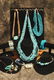 TURQUOISE-TYPE VINTAGE/MODERN BRACELETS & NECKLACE