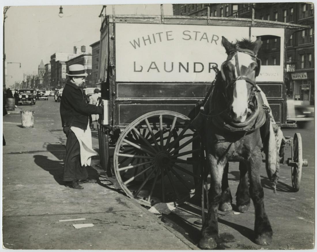 John Gutmann. NYC street scene: John Gutmann. NYC street scene. Vintage ferrotyped gelatin silver print, 7 ¼ x 9 ¾ inches, on single weight paper.. It has the PIX credit stamp with the “Cisco,” code that PIX us