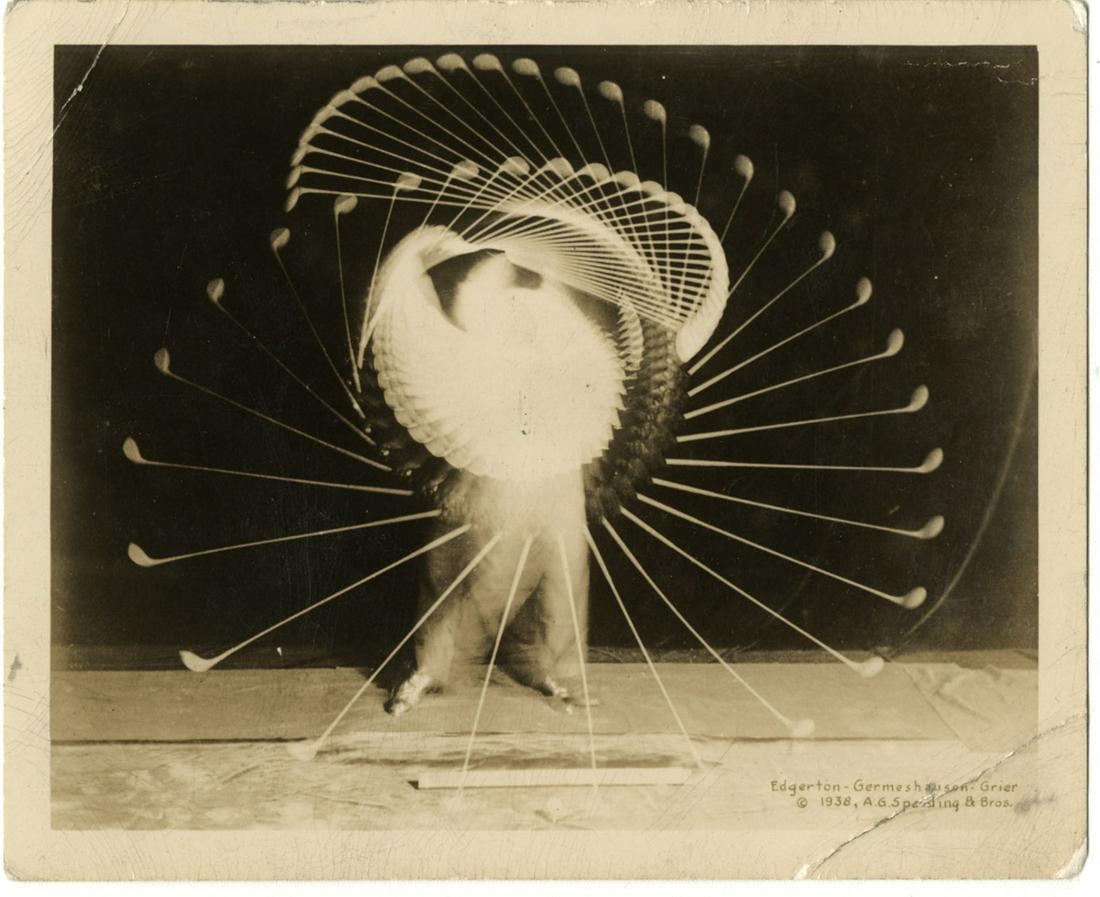 Harold Edgerton,  golfer Bobby, Jones, on rare card (1 of 2)