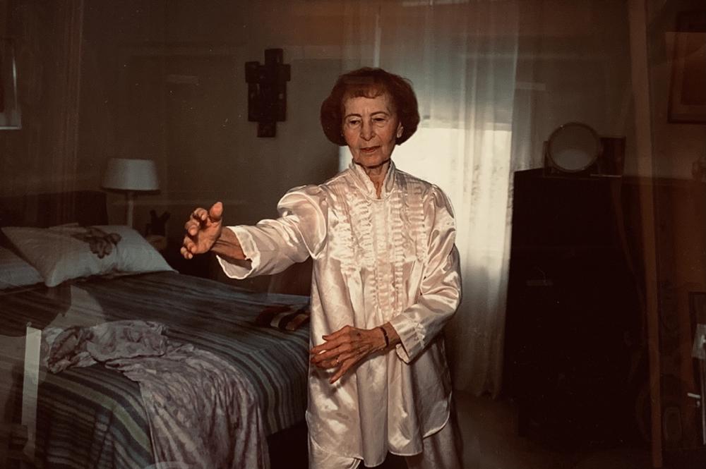 NAN GOLDIN, “My Mother Doing Tai Chi, Swampscott Mass 1997.” (1 of 3)