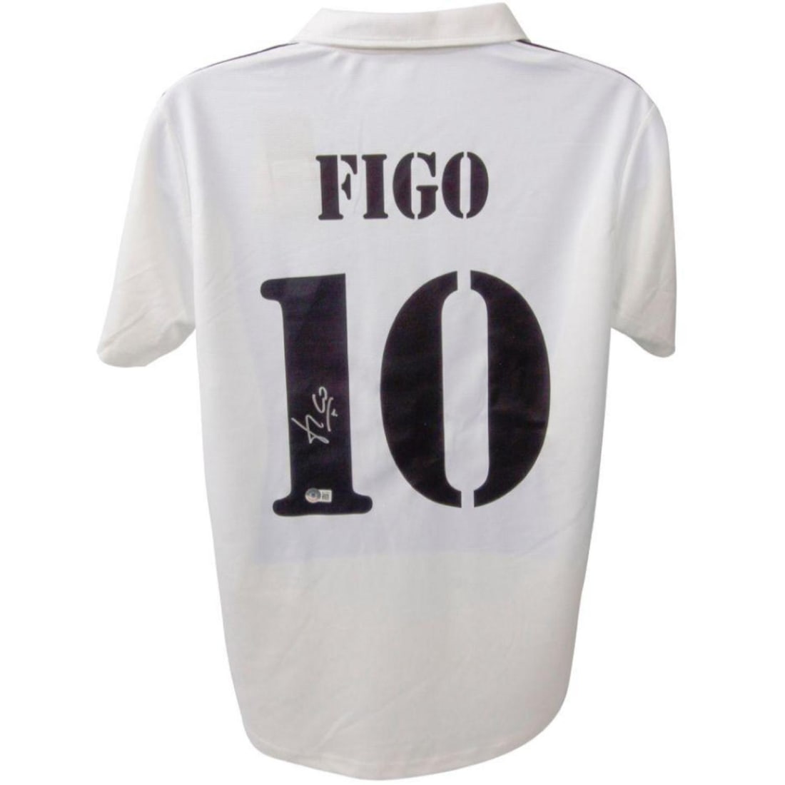 Luis Figo Signed Real Madrid Jersey (Beckett): Luis Figo Signed Real Madrid Jersey (Beckett)
