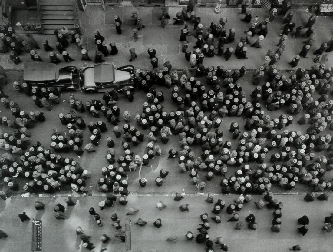 HATS IN THE GARMENT DISTRICT by Margaret Bourke-White: "HATS IN THE GARMENT DISTRICT by Margaret Bourke-White. 15 x 20 gelatin print of this famous photograph Bourke-White made for FORTUNE magazine in 1930. It was printed in 1998 in the Time Life Photo La