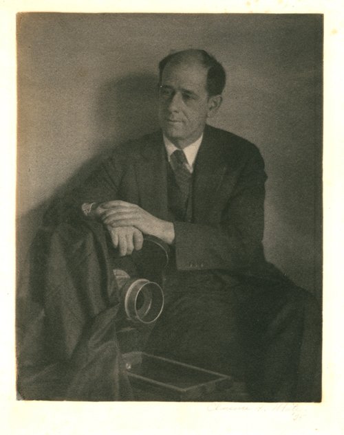 CLARENCE WHITE SELF-PORTRAIT AND RELATED PHOTOGRAPHS,: An important collection of 22 period photographs that were found together in the midwest. They were possibly collected by someone associated with the Clarence White School. At this point most photogra