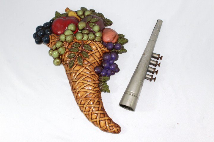 Fruit Basket wall Mount & Tin Flute (1 of 1)