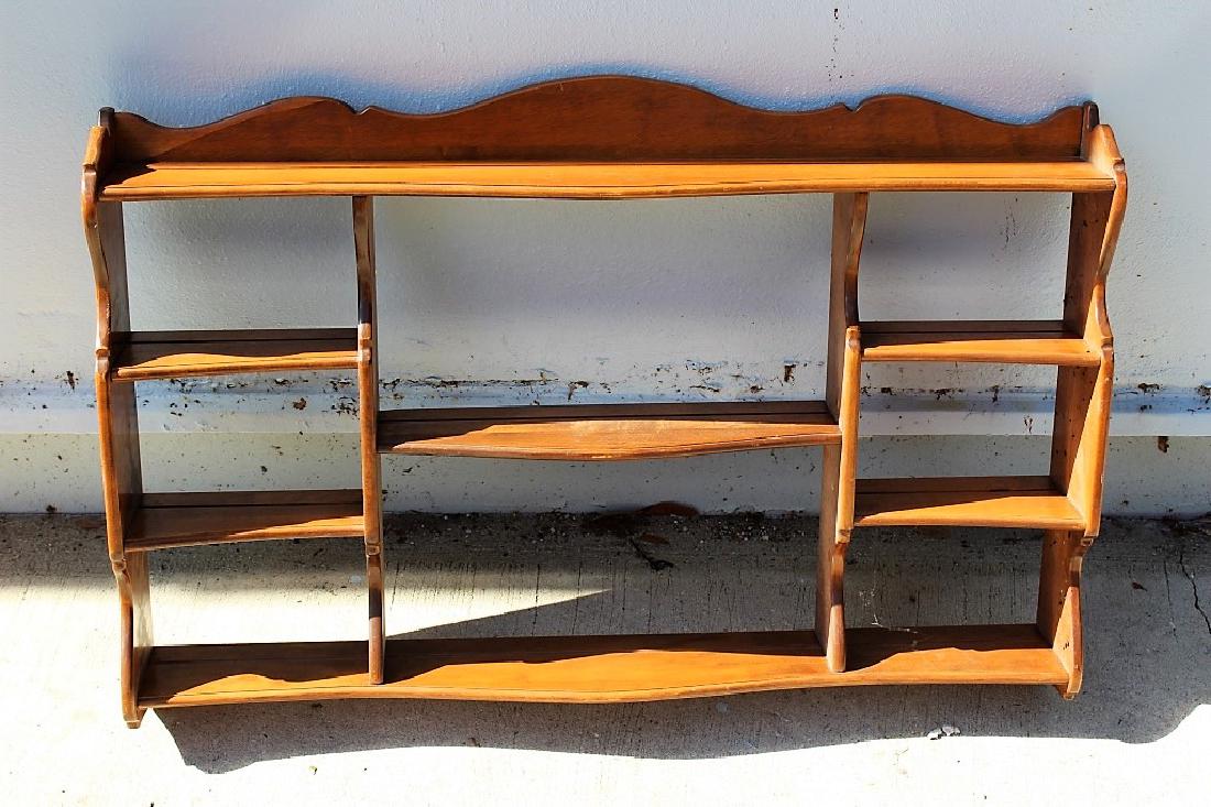 Maple Wall Mount Display Shelf (1 of 2)