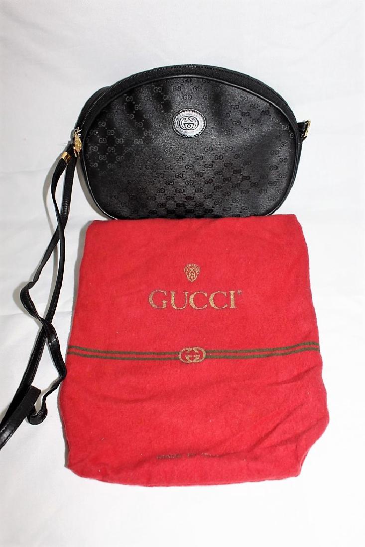 Black Gucci Handbag with Dust Cover (1 of 3)