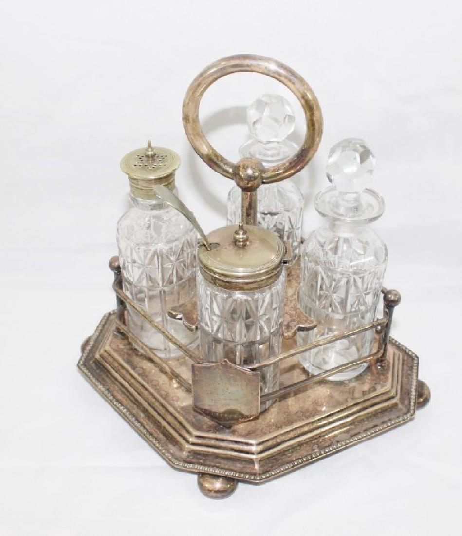 JGS Marked Victorian Cruet Set