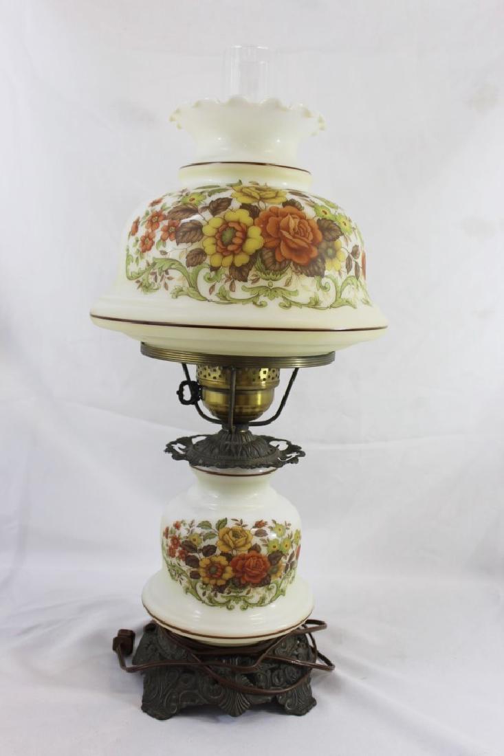 Vintage Glass Hurricane Lamp (1 of 1)