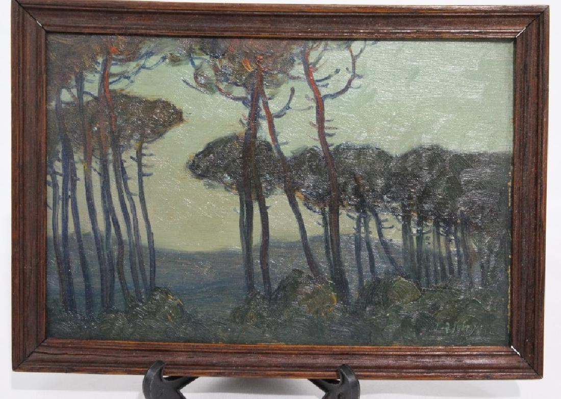 Small Oil Painting - California Treeline (1 of 2)