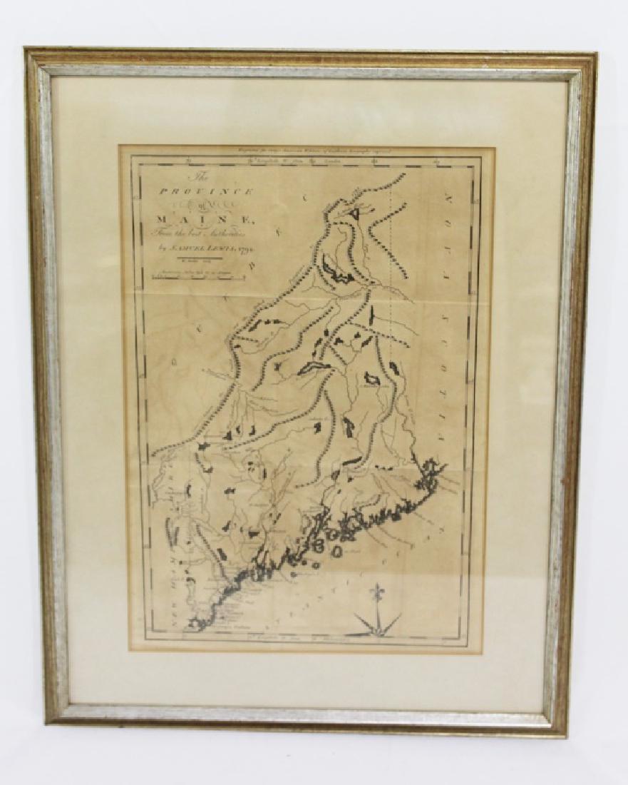 Antique Map - The Province of Maine c. 1795-96 (1 of 4)