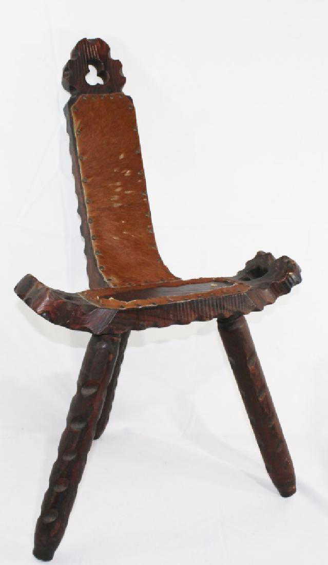 Antique Spanish Birthing Chair - Antique Spanish Birthing Chair