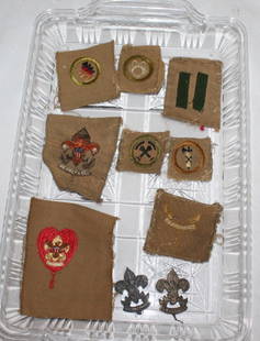 Misc Lot of Embroidered Boy Scout Patches: lot of boy scout patches